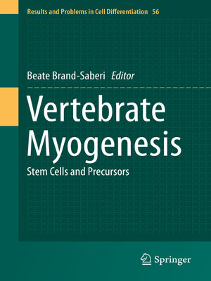 cover image of Vertebrate Myogenesis